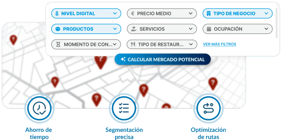 ilustración de la app de Delectatech que muestra los beneficios de sus soluciones para fabricantes y distribuidores horeca